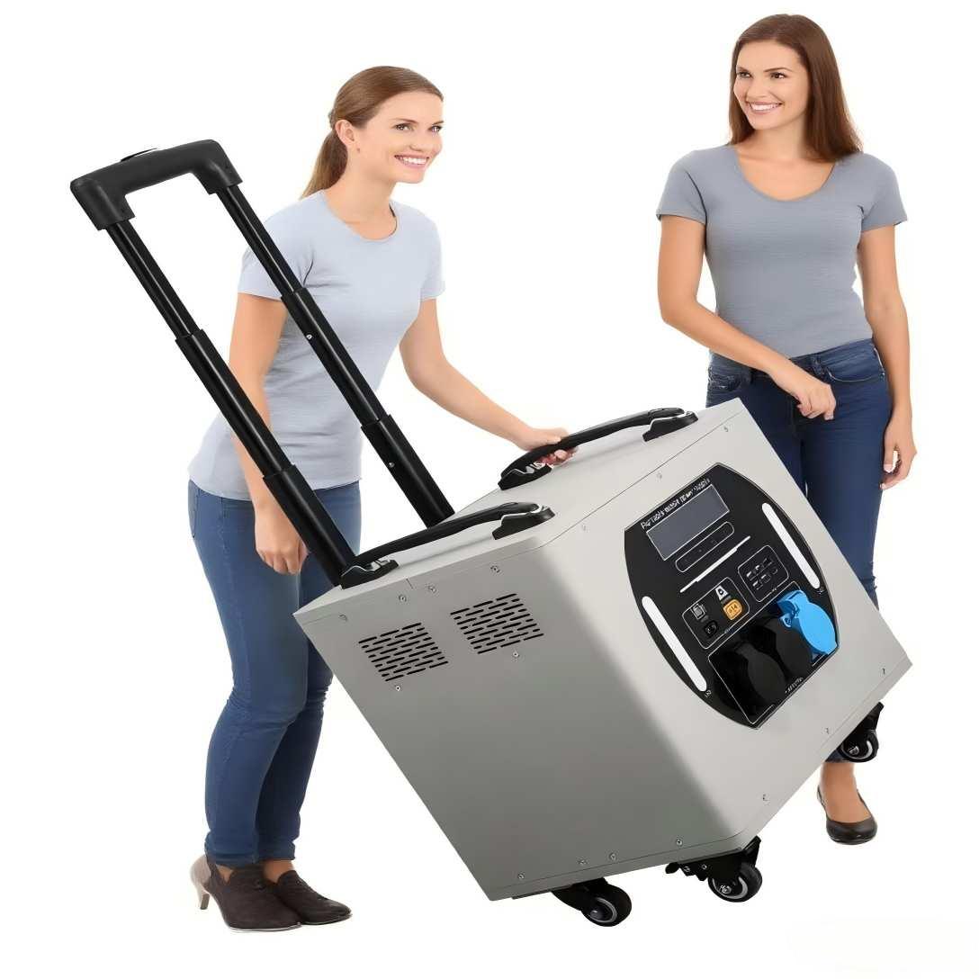 Power Outdoor - Outdoor-Trolley-Koffer mit Abnehmbarer Tragbarer Powerbank, 3000W