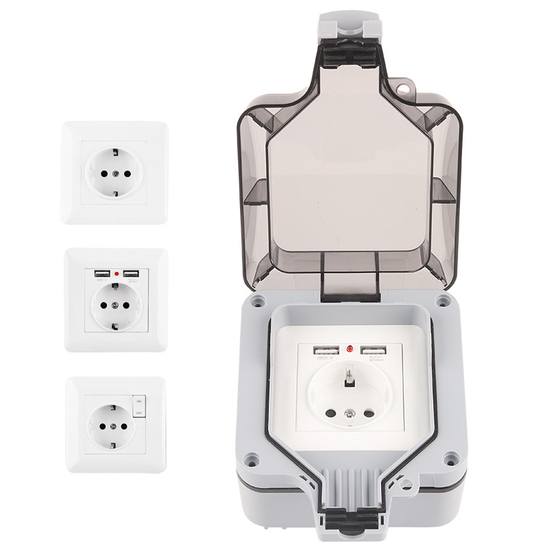 Power Switch Outdoor - IP66 Outdoor Wetterfeste 16A Geerdete 250V