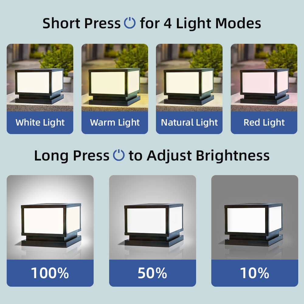LED-Solarleuchten für den Auße – Outdoor Power Post Bewertung und Preis