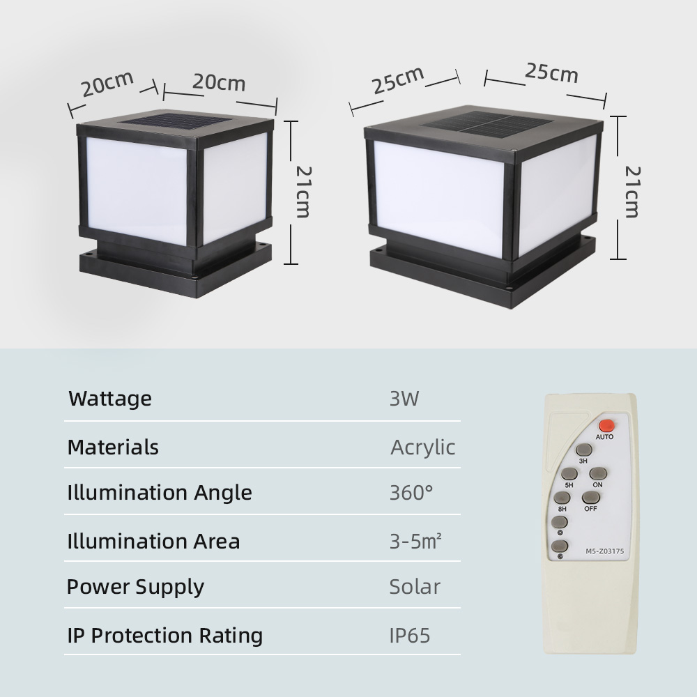 LED-Solarleuchten für den Auße – Outdoor Power Post Bewertung und Preis