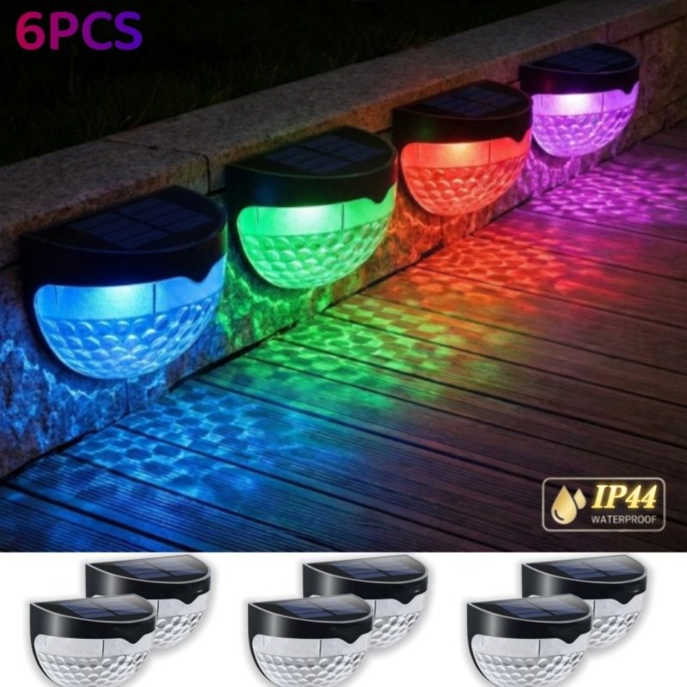 6er-Pack RGB Solar-Zaunleuchte – Outdoor Power Post Bewertung und Preis
