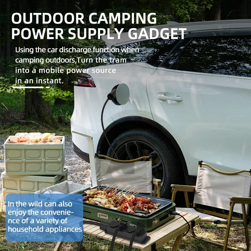 Tragbares 16A 4KW Elektroauto- – Outdoor Power Usa Bewertung und Preis