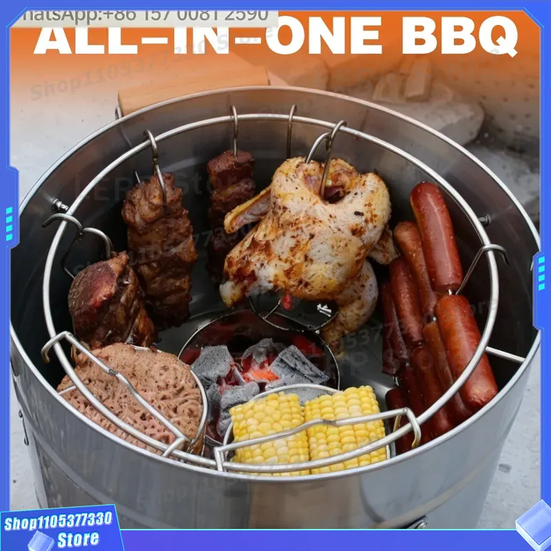 Effizienter Edelstahl-Rauchfre – Outdoor Power Grill Bewertung und Preis