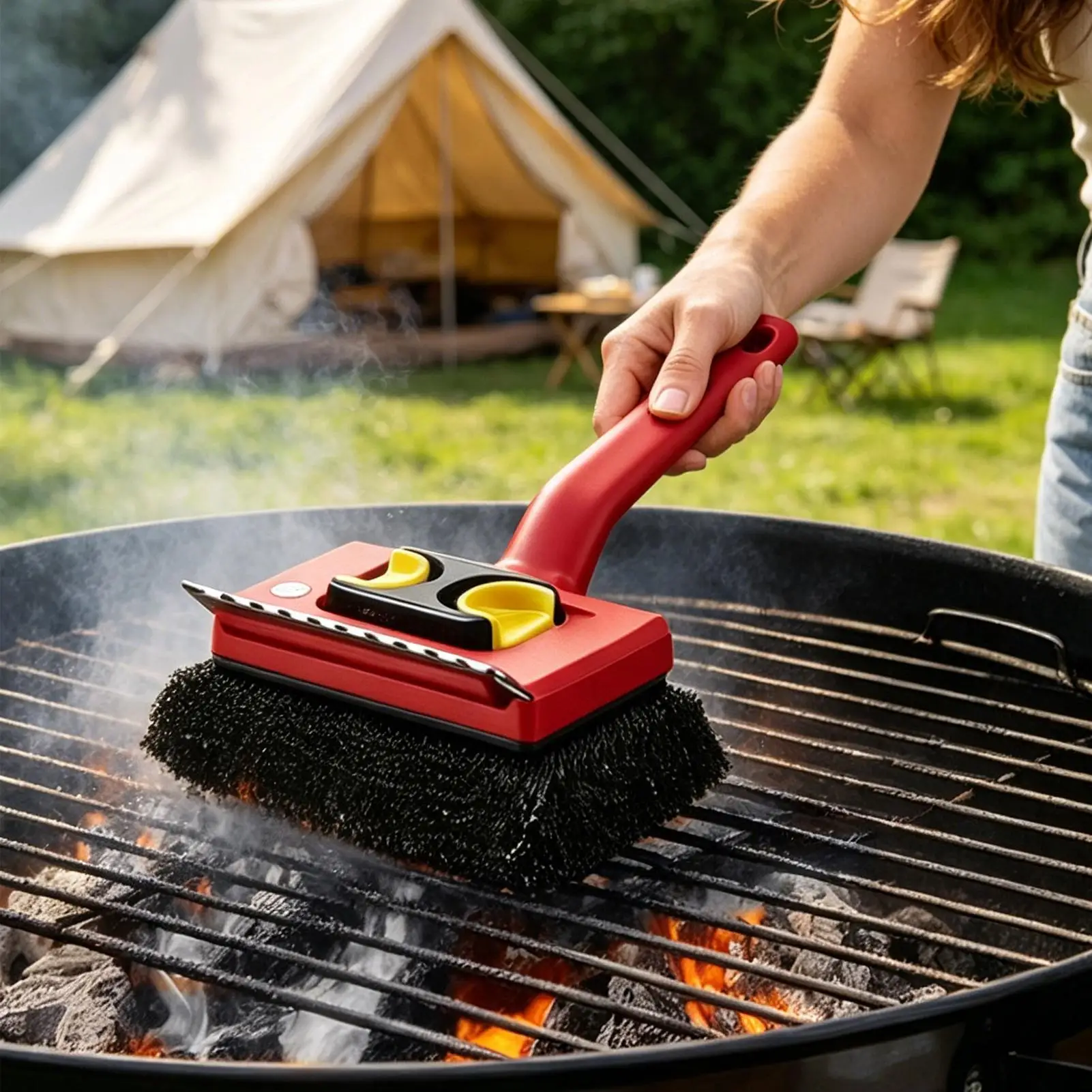 Elektrische Grillbürste mit la – Outdoor Power Grill Bewertung und Preis