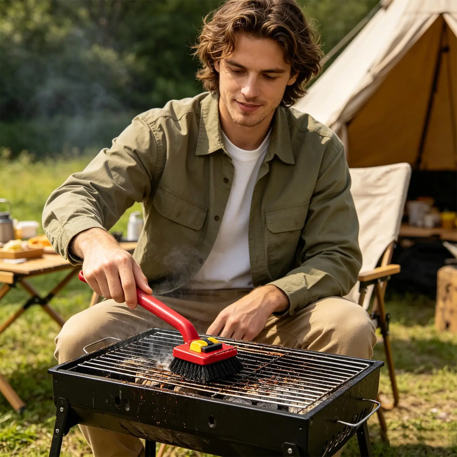 Elektrische Grillbürste mit la – Outdoor Power Grill Bewertung und Preis
