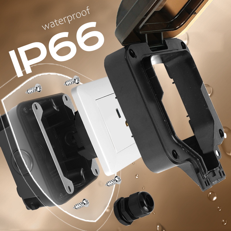 Avoir IP66 Wandsteckdose, wass – Outdoor Power Usa Bewertung und Preis
