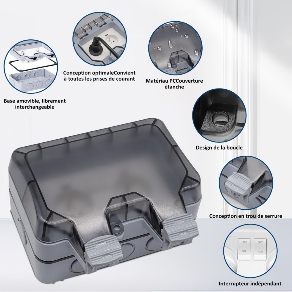 EIOMR Frankreich IP66 wetterfe – Power Switch Outdoor Bewertung und Preis