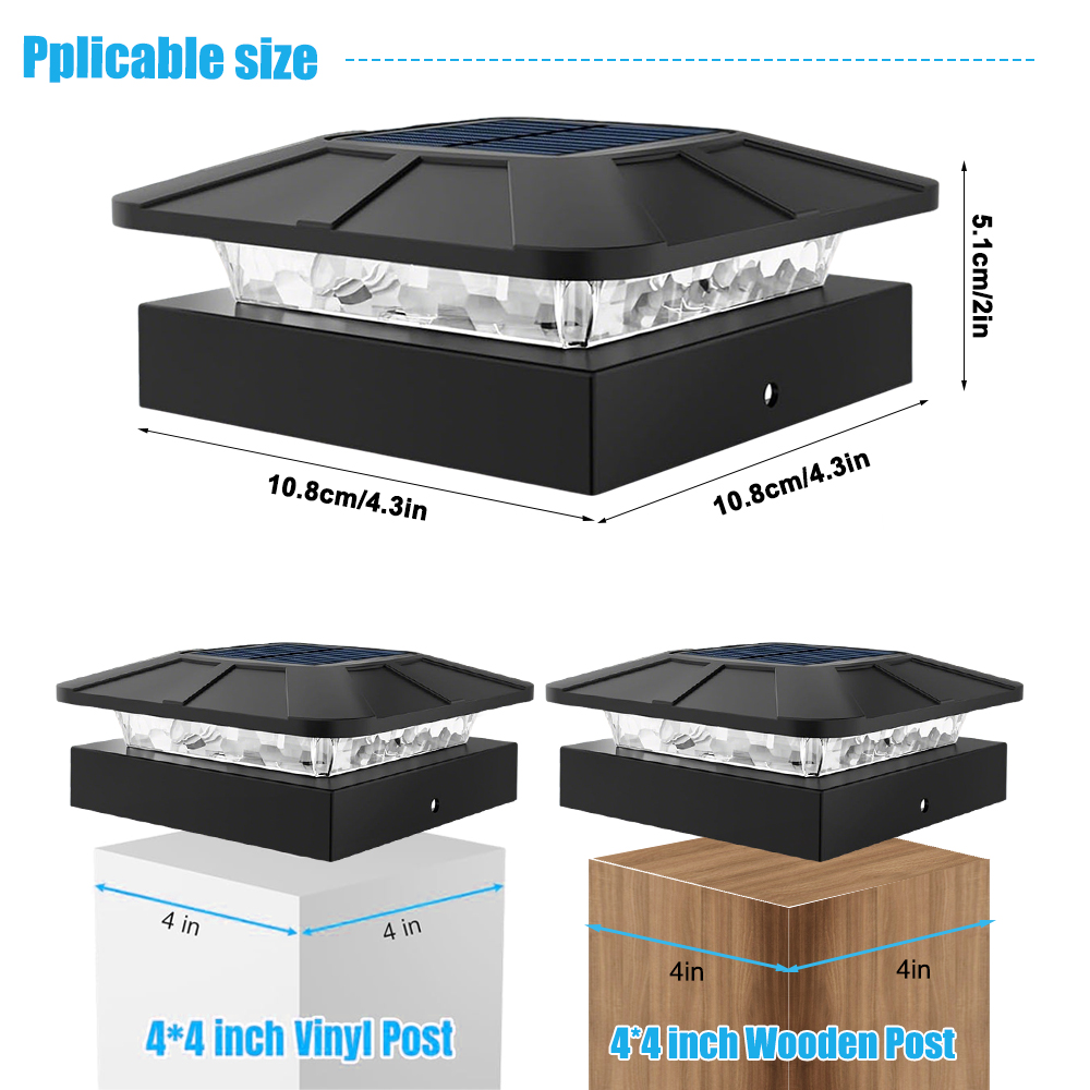 Solar-Pfostenkappenleuchten fü – Outdoor Power Post Bewertung und Preis