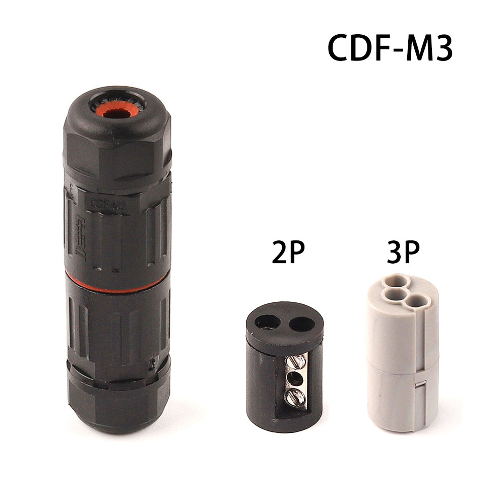 10Pcs IP68 2/3 Pin Wasserdicht – Outdoor Power Block Bewertung und Preis